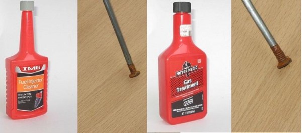 Как удалить воду из бензобака