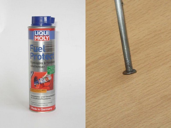 Как удалить воду из бензобака