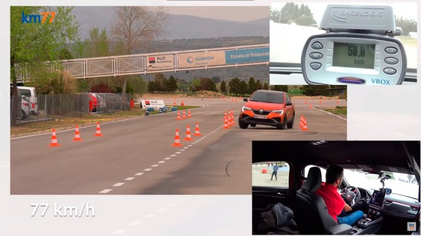 Французский кроссовер Arkana успешно справился с "лосиным тестом"