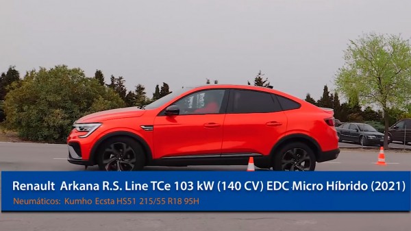 Французский кроссовер Arkana успешно справился с "лосиным тестом"