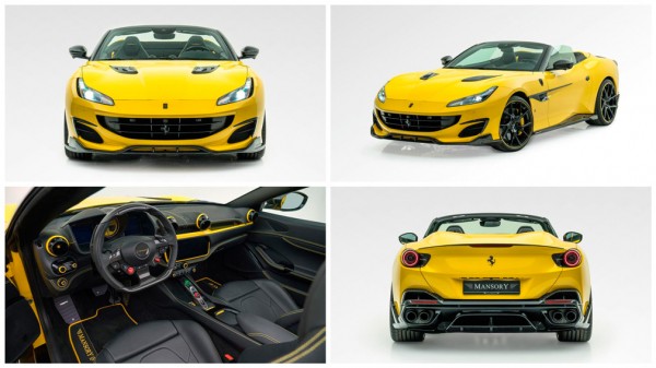 Ателье Mansory представило доработанный кабриолет Ferrari Portofino