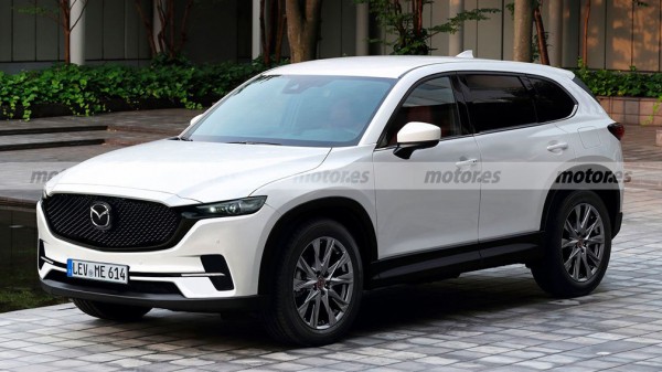 Кроссовер Mazda CX-5 нового поколения показали на рендере
