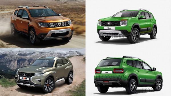 В Сети показали изображения обновлённого внедорожника Lada Niva 2024 года