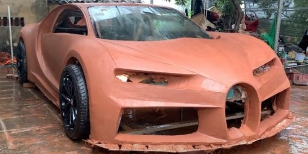 Не хватает на Bugatti Chiron? Слепите его из глины