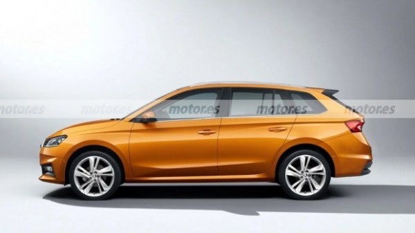 Первые изображения новой Fabia Combi