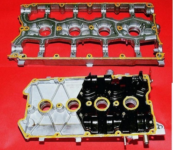 Устранение течи масла в свечные колодцы