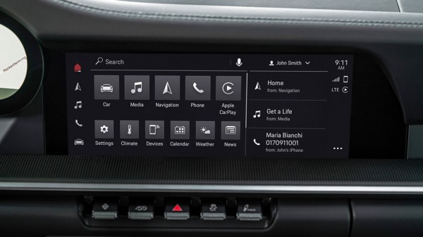 Porsche представила медиасистему PCM 6.0 с новыми функциями