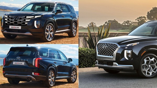 В Сети появились первые изображения обновлённого Hyundai Palisade