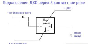 Как подключить ходовые огни на авто: схема подключения ДХО и доступные решения