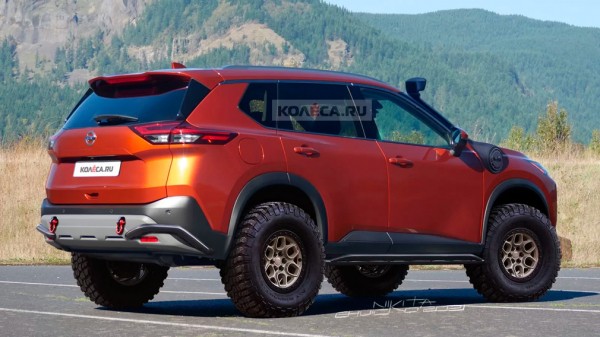 В Сети показали новый Nissan X-Trail во внедорожном тюнинге