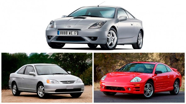 Топ-3 недорогих японских купе до 500 000 рублей