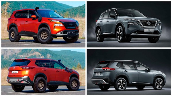 В Сети показали новый Nissan X-Trail во внедорожном тюнинге