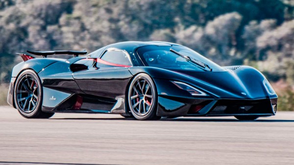 Гиперкар SSC Tuatara так и не смог взять барьер в 300 миль/час 