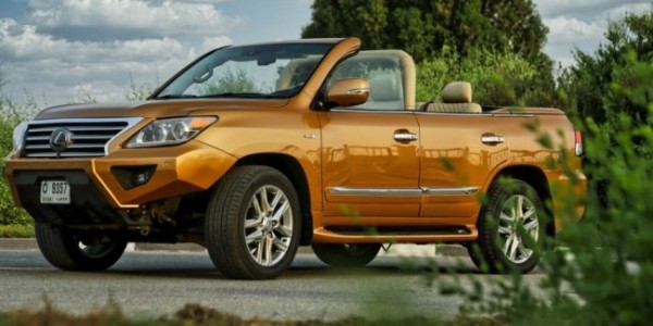 Посмотрите как выглядит Lexus LX Cabrio (видео)