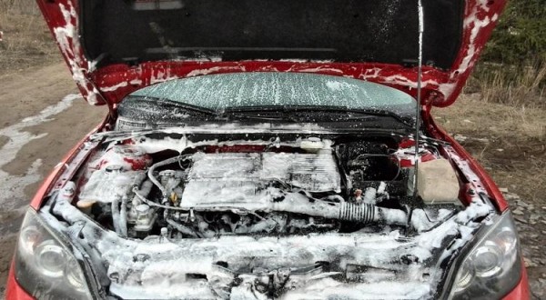 Эффективность сухой мойки двигателя