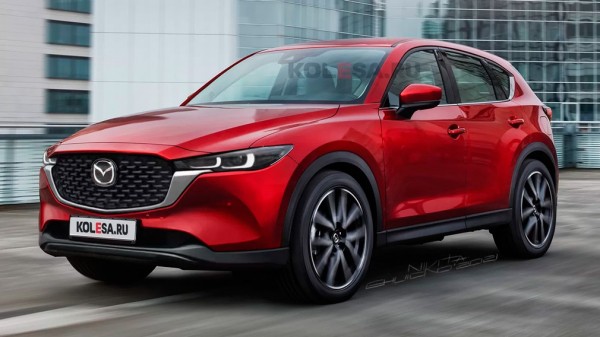 Опубликованы новые изображения рестайлингового кроссовера Mazda CX-5