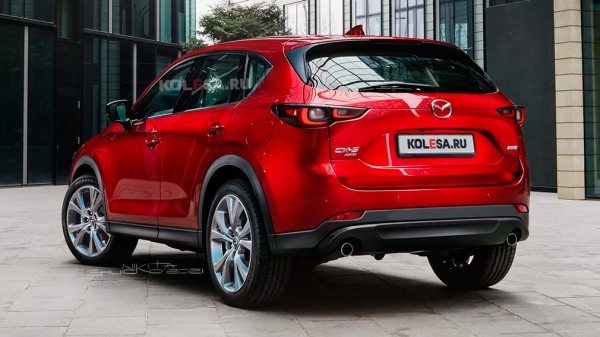 Опубликованы новые изображения рестайлингового кроссовера Mazda CX-5