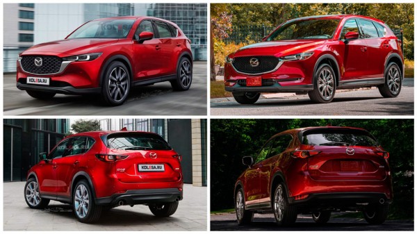 Опубликованы новые изображения рестайлингового кроссовера Mazda CX-5