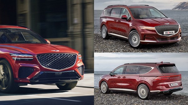 В Сети появились первые изображения нового минивэна Genesis