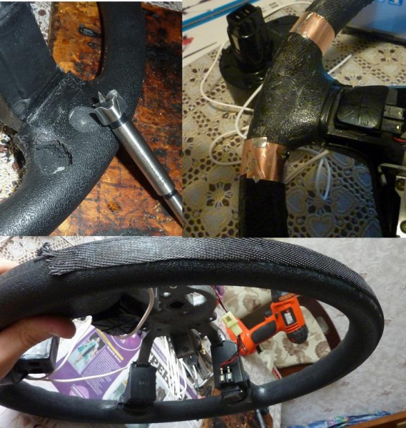 Как сделать и установить подогрев руля