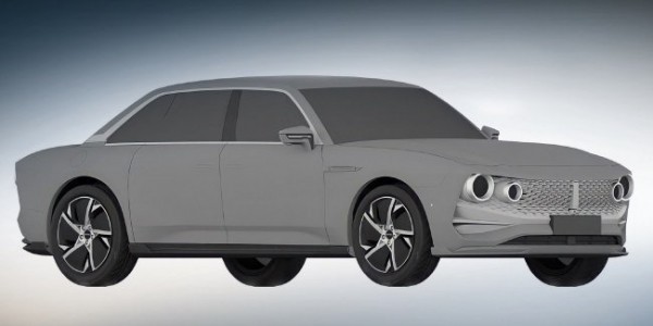 Первый седан марки Wey замечен на патентных рисунках