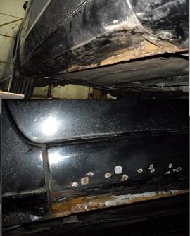 Правильная установка брызговиков