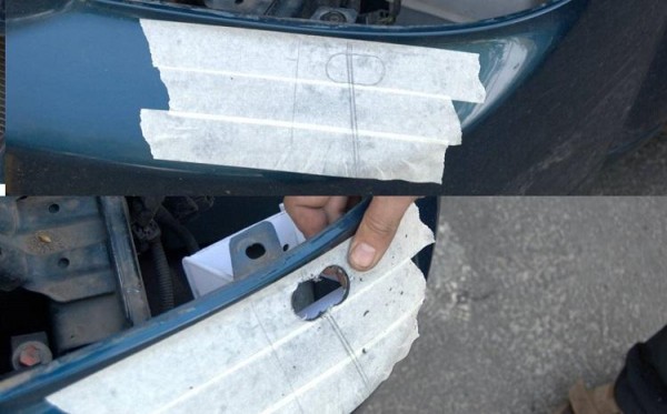 Установка омывателя фар