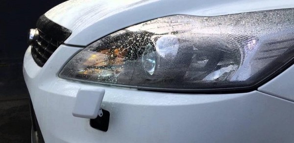 Установка омывателя фар