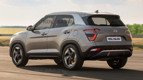 В Сети появились новые изображения обновлённого кроссовера Hyundai Creta