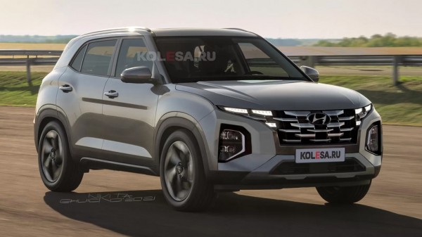 В Сети появились новые изображения обновлённого кроссовера Hyundai Creta