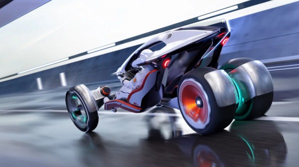 Китайская марка SAIC разработала гибрид автомобиля и мотоцикла