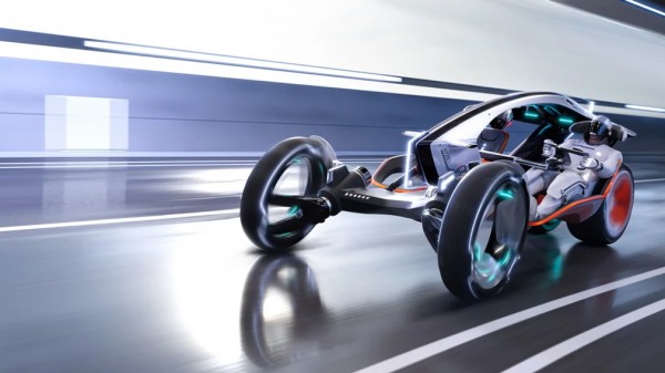 Китайская марка SAIC разработала гибрид автомобиля и мотоцикла