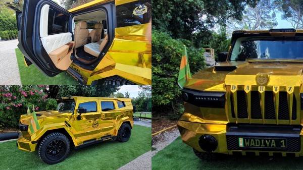 &laquo;Золотой&raquo; броневик из фильма &laquo;Диктатор&raquo; выставили на продажу