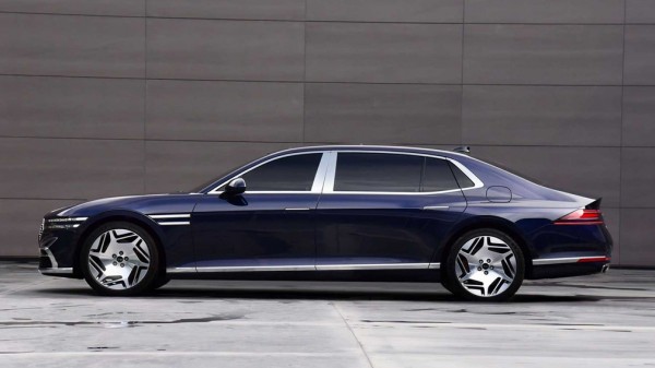 Бренд Genesis показал на фото седан Genesis G90 нового поколения