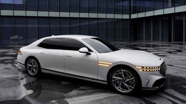 Бренд Genesis показал на фото седан Genesis G90 нового поколения
