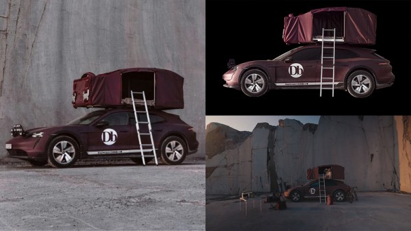 Универсал Porsche Taycan Cross Turismo превратили в кемпер за 20,9 млн рублей