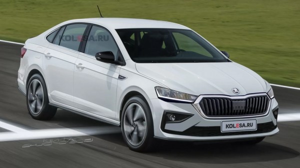 В Сети появились новые изображения Skoda Slavia