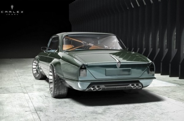 Изящный рестомод редкого британского купе Jaguar XJ-C