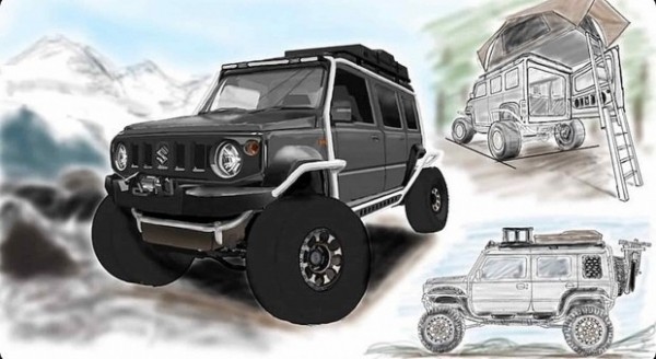 Японские студенты строят пятидверный Suzuki Jimny