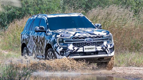 Компания Ford опубликовала первые фотографии внедорожника Ford Everest нового поколения