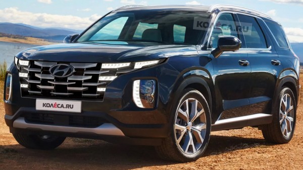 В Сети появилось новое фото интерьера обновлённого Hyundai Palisade