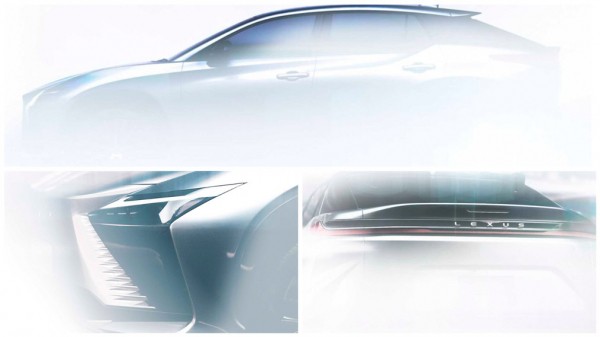 Компания Lexus показала будущий электрический кроссовер Lexus RZ на тизерах