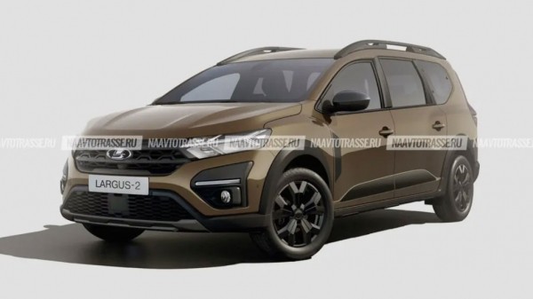 В Сети опубликовали изображения совершенно нового универсала Lada Largus
