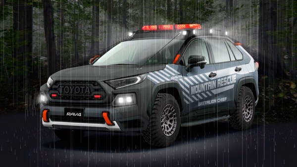 Японская компания Toyota превратила RAV4 в спецтранспорт для спасателей