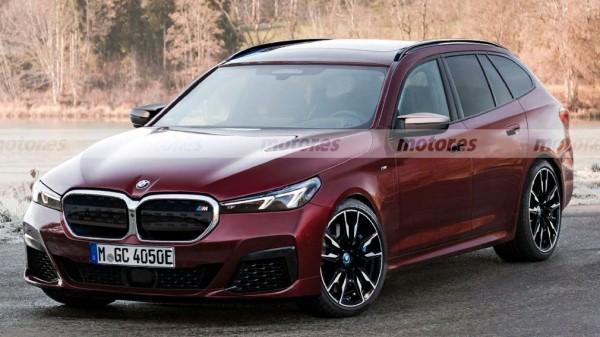 Опубликованы первые изображения универсала BMW i5 Touring