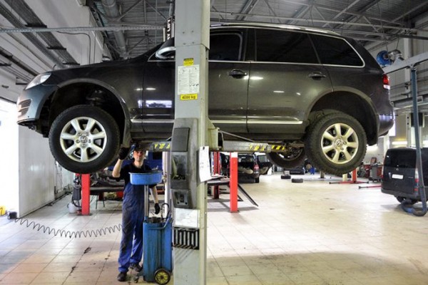 Как поменять масло в коробке автомат VW Touareg