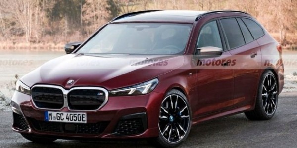 Первые изображения универсала BMW i5 Touring