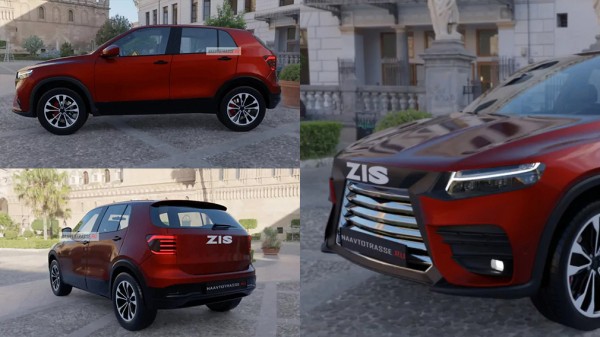 В Сети появились первые изображения нового кроссовера ЗИС-3 2022 года