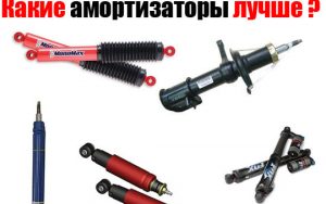 Какие стойки лучше поставить: выбор амортизаторов для автомобиля