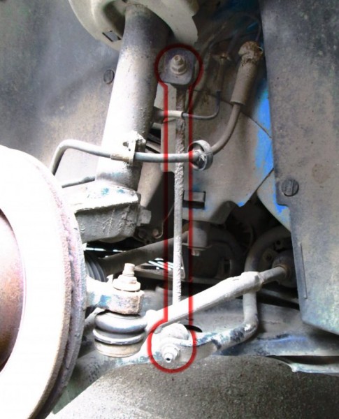 Стойки стабилизатора передние и задние: проверка и замена